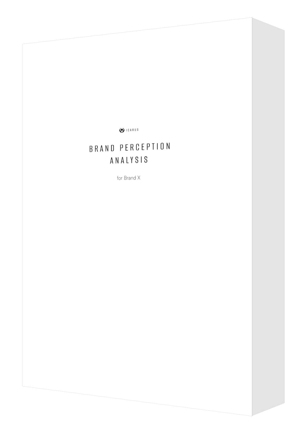 Brand analysis document cover